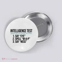 Intelligence Test Funny Message Button thumb 0