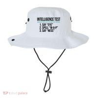Intelligence Test Funny Message Bucket Hat thumb 0