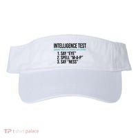 Intelligence Test Funny Message Visor thumb 0