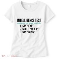 Intelligence Test Funny Message Women's T-Shirt thumb 0