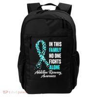 In This Family No One Fight Alone Addiction Recovery Awareness Backpack thumb 0