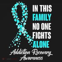 In This Family No One Fight Alone Addiction Recovery Awareness Toddler Hoodie thumb 2