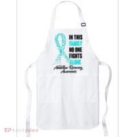 In This Family No One Fight Alone Addiction Recovery Awareness Apron thumb 0