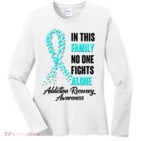 In This Family No One Fight Alone Addiction Recovery Awareness Women's Long Sleeve Shirt thumb 0