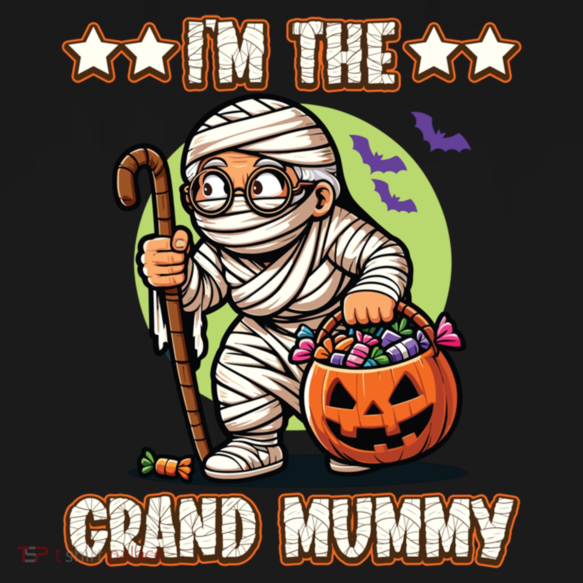 IM The Grand Mummy Halloween Mummy Grandma Great Gift Pajama Set