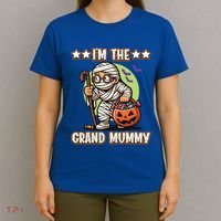IM The Grand Mummy Halloween Mummy Grandma Great Gift T-Shirt thumb 4