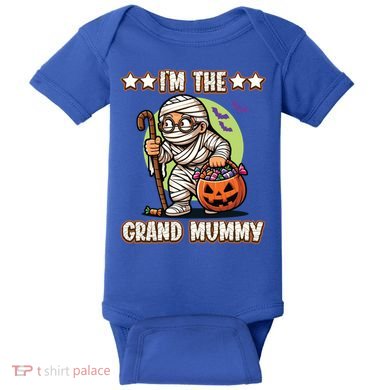 IM The Grand Mummy Halloween Mummy Grandma Great Gift Baby Bodysuit