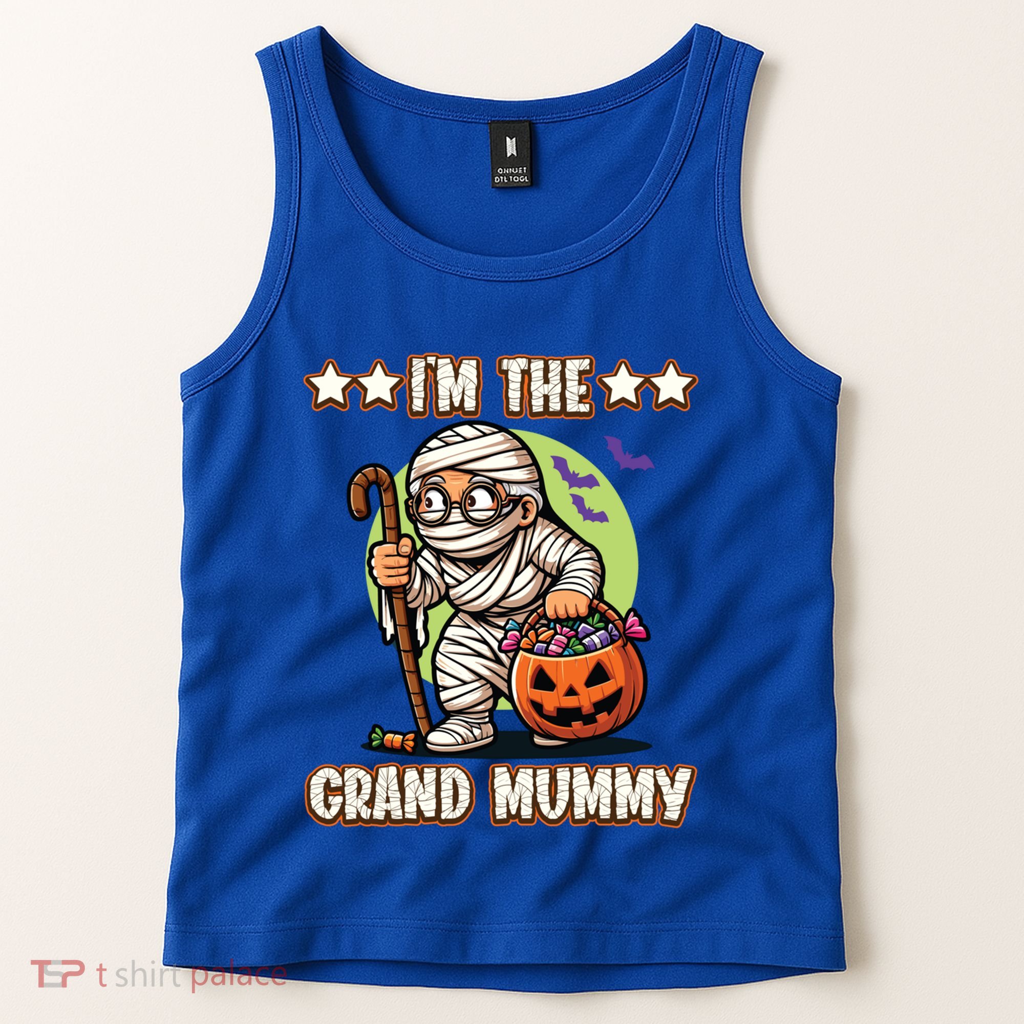 IM The Grand Mummy Halloween Mummy Grandma Great Gift Tank Top