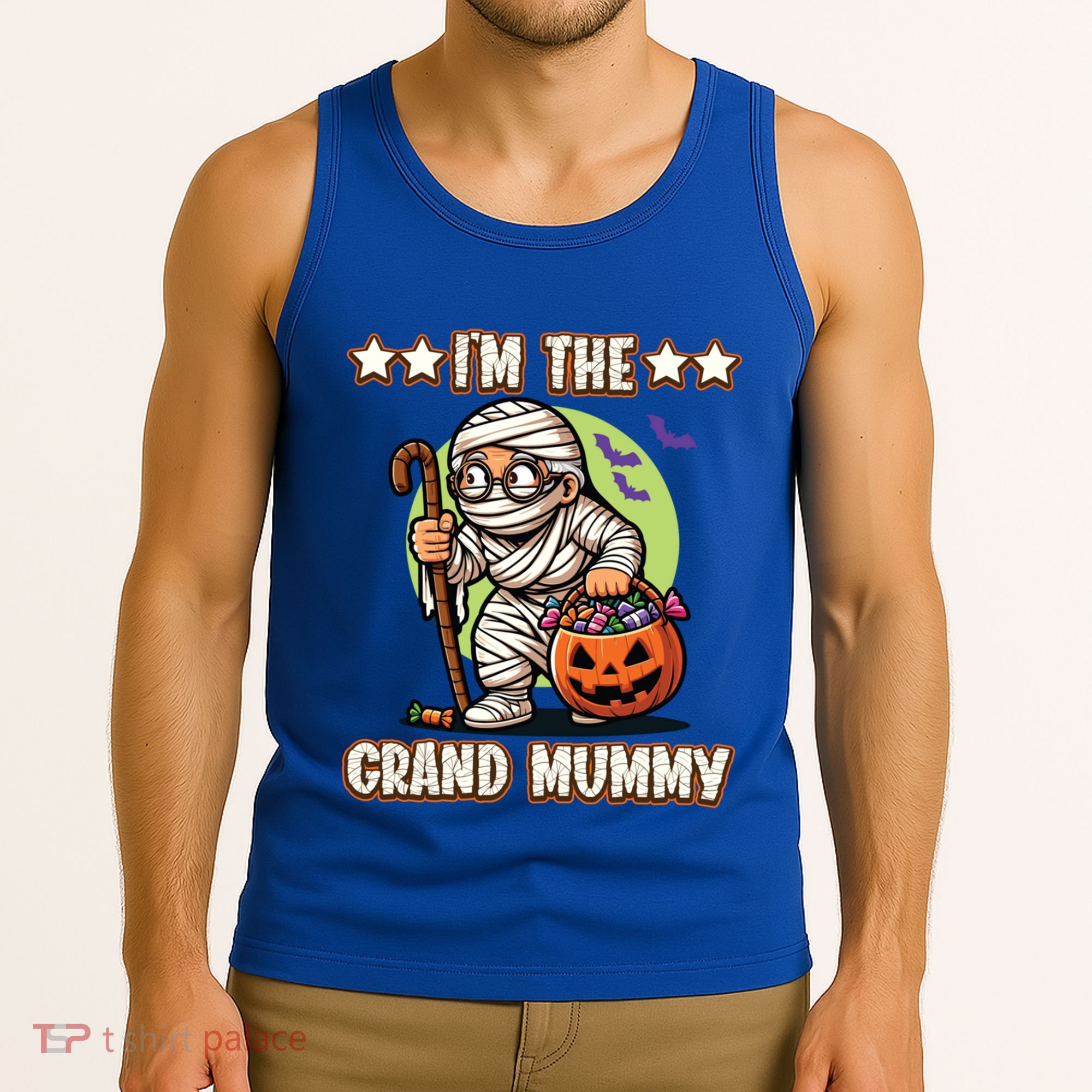 IM The Grand Mummy Halloween Mummy Grandma Great Gift Tank Top