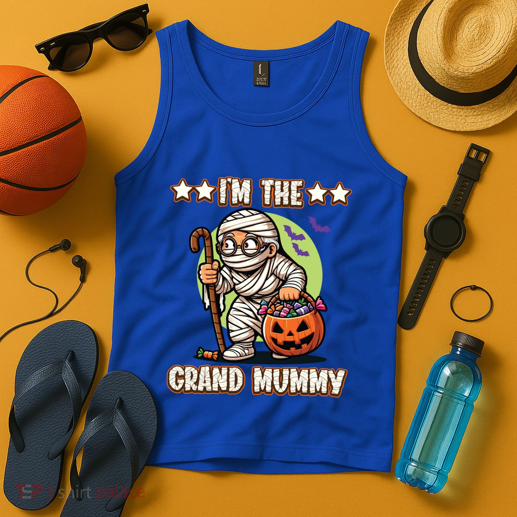 IM The Grand Mummy Halloween Mummy Grandma Great Gift Tank Top