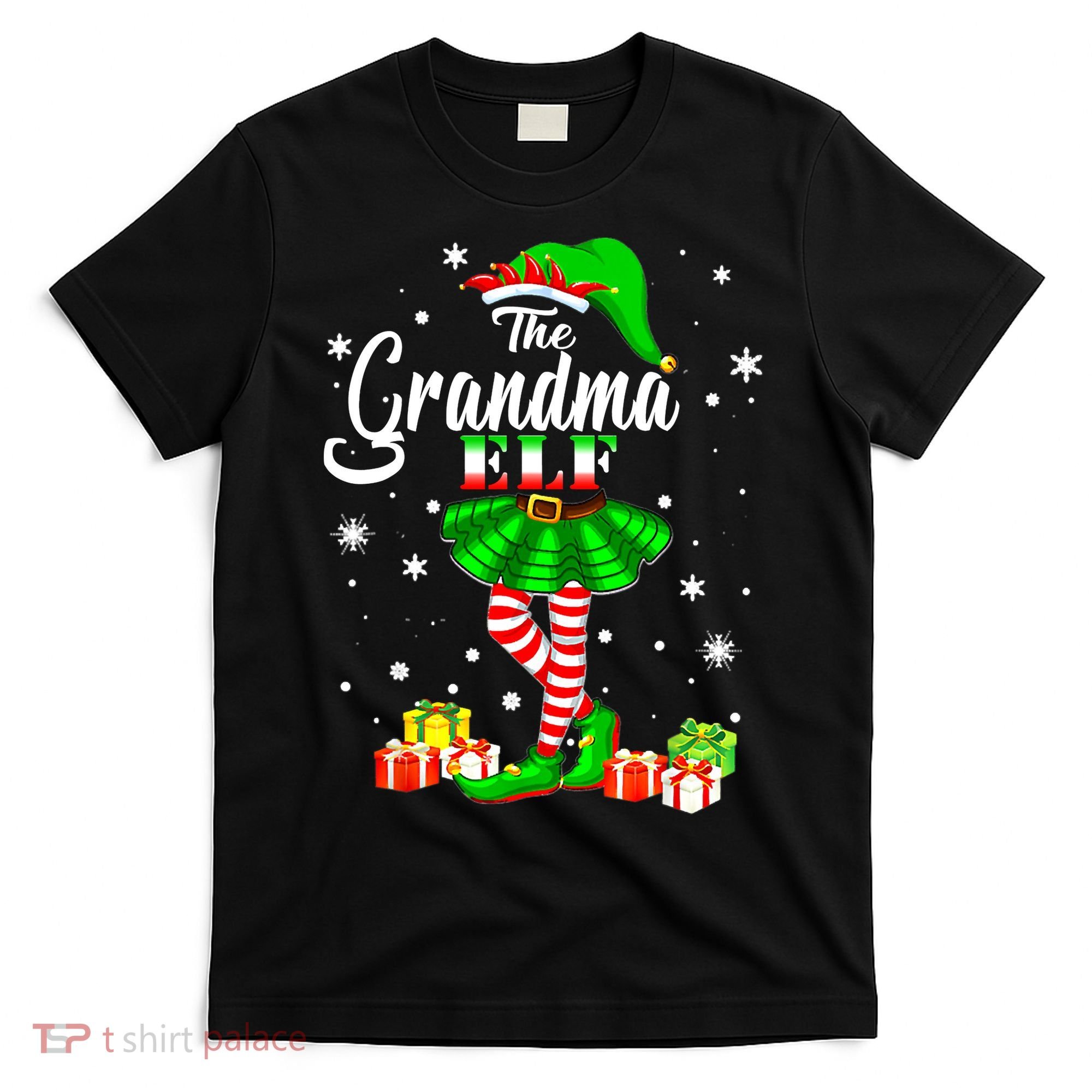 I'm The Grandma Elf Matching Family Christmas Party T-Shirt