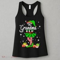 I'm The Grandma Elf Matching Family Christmas Party Women's Tank Top thumb 3