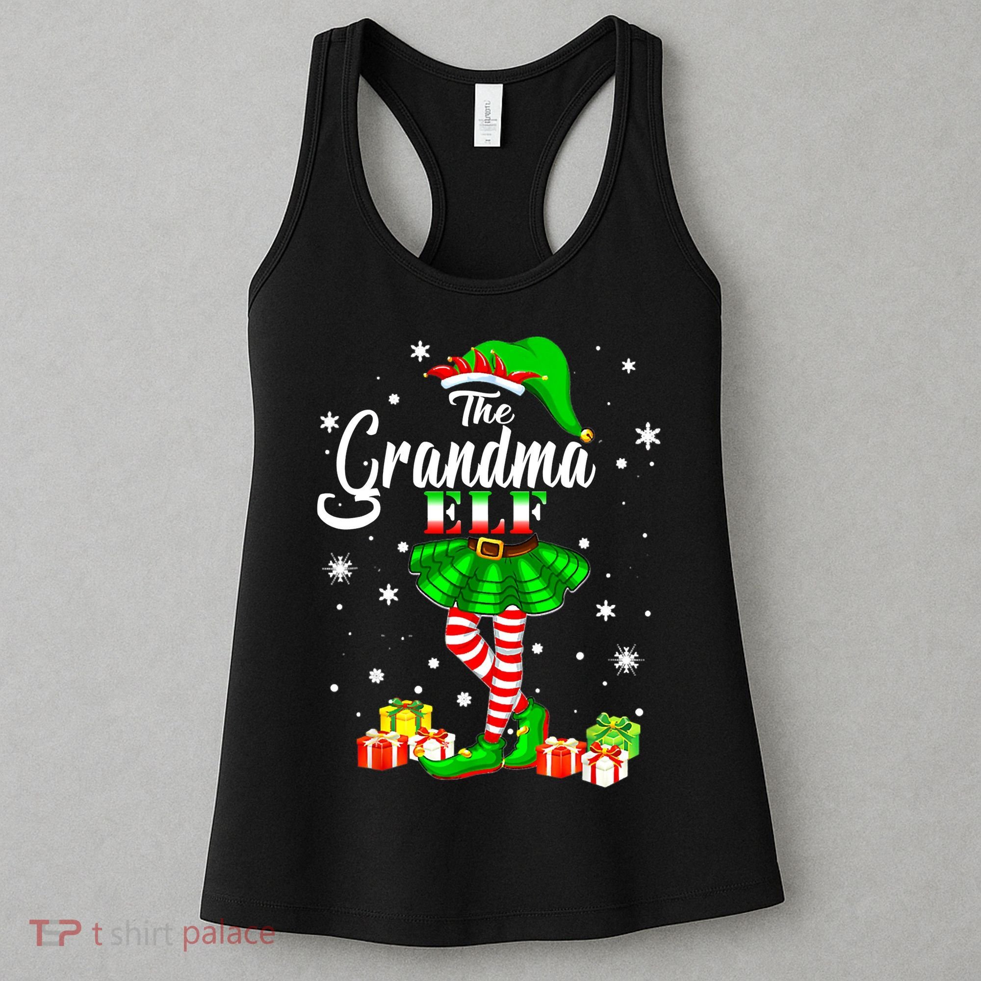 I'm The Grandma Elf Matching Family Christmas Party Women's Tank Top