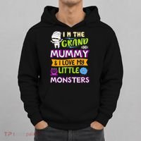 I'm The Grand Mummy & I Love My Little Monsters Hoodie thumb 0