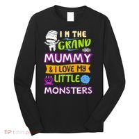 I'm The Grand Mummy & I Love My Little Monsters Long Sleeve Shirt thumb 0