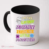 I'm The Grand Mummy & I Love My Little Monsters Coffee Mug thumb 0