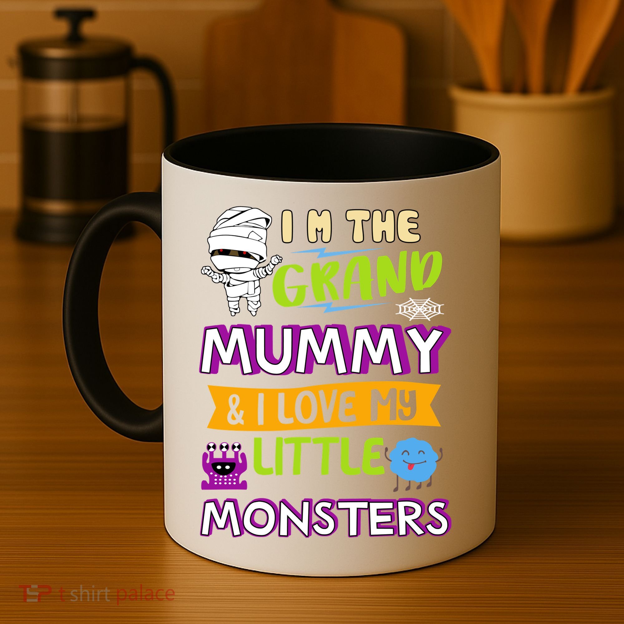 I'm The Grand Mummy & I Love My Little Monsters Coffee Mug