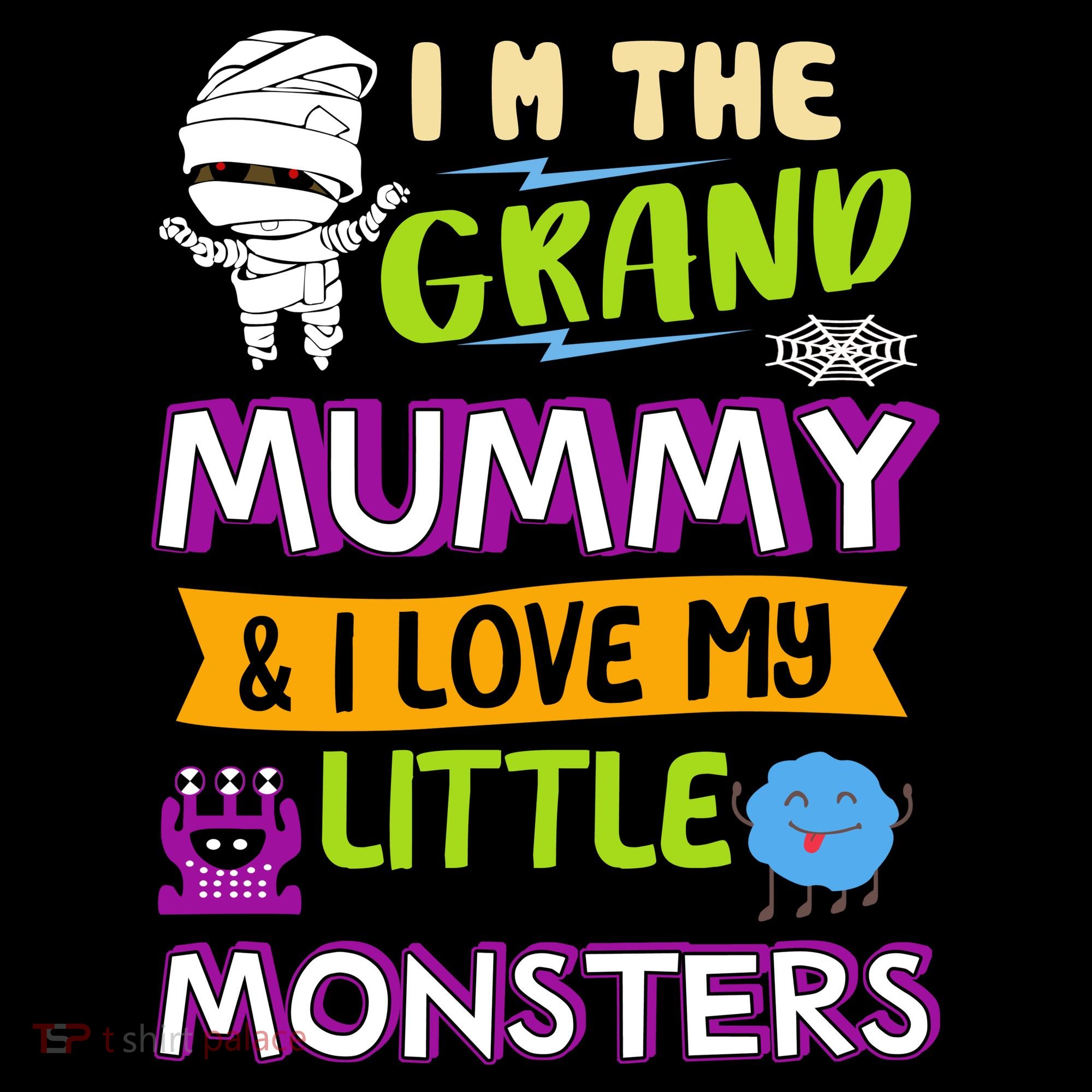 I'm The Grand Mummy & I Love My Little Monsters Coffee Mug
