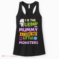 I'm The Grand Mummy & I Love My Little Monsters Women's Tank Top thumb 0