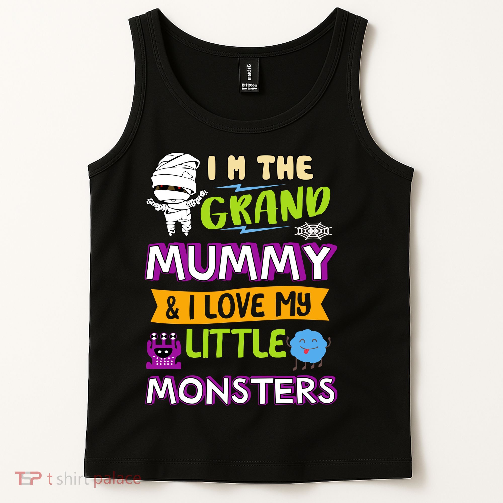 I'm The Grand Mummy & I Love My Little Monsters Tank Top