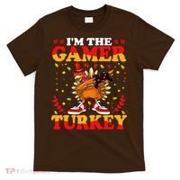 I'm The Gamer Turkey Gaming Boys Happy Funny Thanksgiving T-Shirt thumb 0