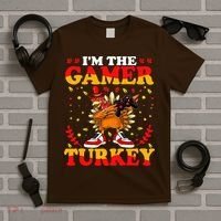 I'm The Gamer Turkey Gaming Boys Happy Funny Thanksgiving T-Shirt thumb 5