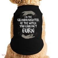 Im The Granddaughter Of The Witch You Couldnt Burn Cute Gift Doggie Tank thumb 0