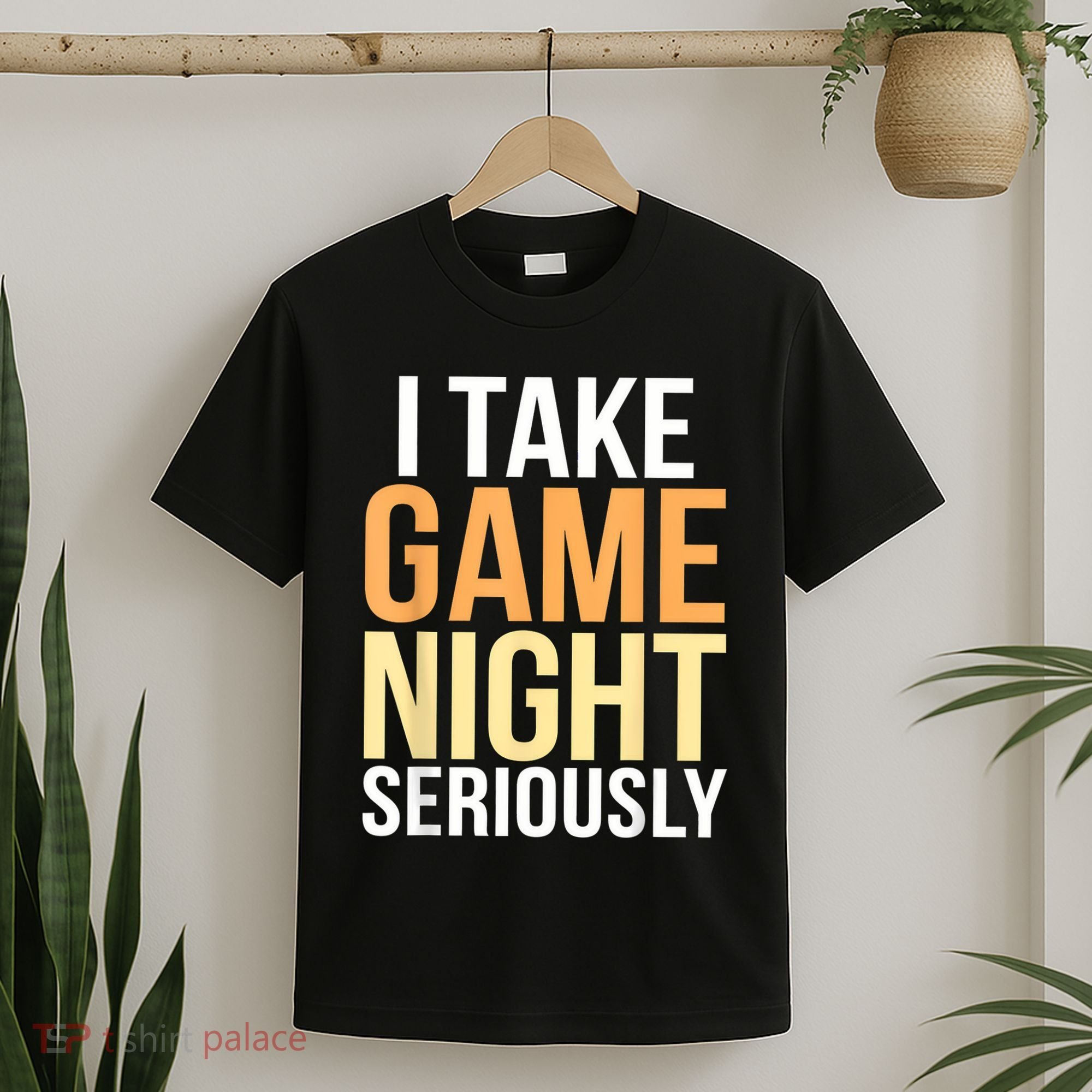I Take Game Night Seriously Board Game T-Shirt
