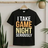 I Take Game Night Seriously Board Game T-Shirt thumb 2