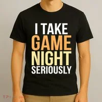 I Take Game Night Seriously Board Game T-Shirt thumb 3