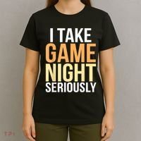 I Take Game Night Seriously Board Game T-Shirt thumb 4
