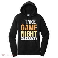 I Take Game Night Seriously Board Game Women's Hoodie thumb 0