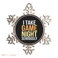 I Take Game Night Seriously Board Game Ornament thumb 0