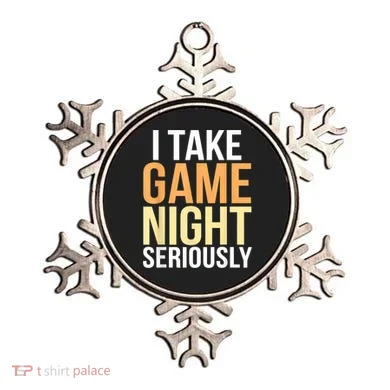 I Take Game Night Seriously Board Game Ornament