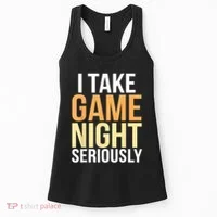 I Take Game Night Seriously Board Game Women's Tank Top thumb 0