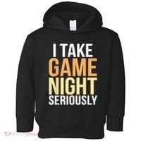 I Take Game Night Seriously Board Game Toddler Hoodie thumb 0