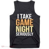 I Take Game Night Seriously Board Game Tank Top thumb 0