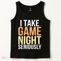 I Take Game Night Seriously Board Game Tank Top thumb 2