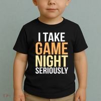I Take Game Night Seriously Board Game Toddler T-Shirt thumb 2