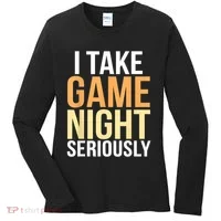I Take Game Night Seriously Board Game Women's Long Sleeve Shirt thumb 0