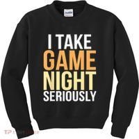 I Take Game Night Seriously Board Game Kids Sweatshirt thumb 0