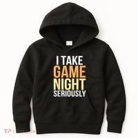 I Take Game Night Seriously Board Game Kids Hoodie thumb 0