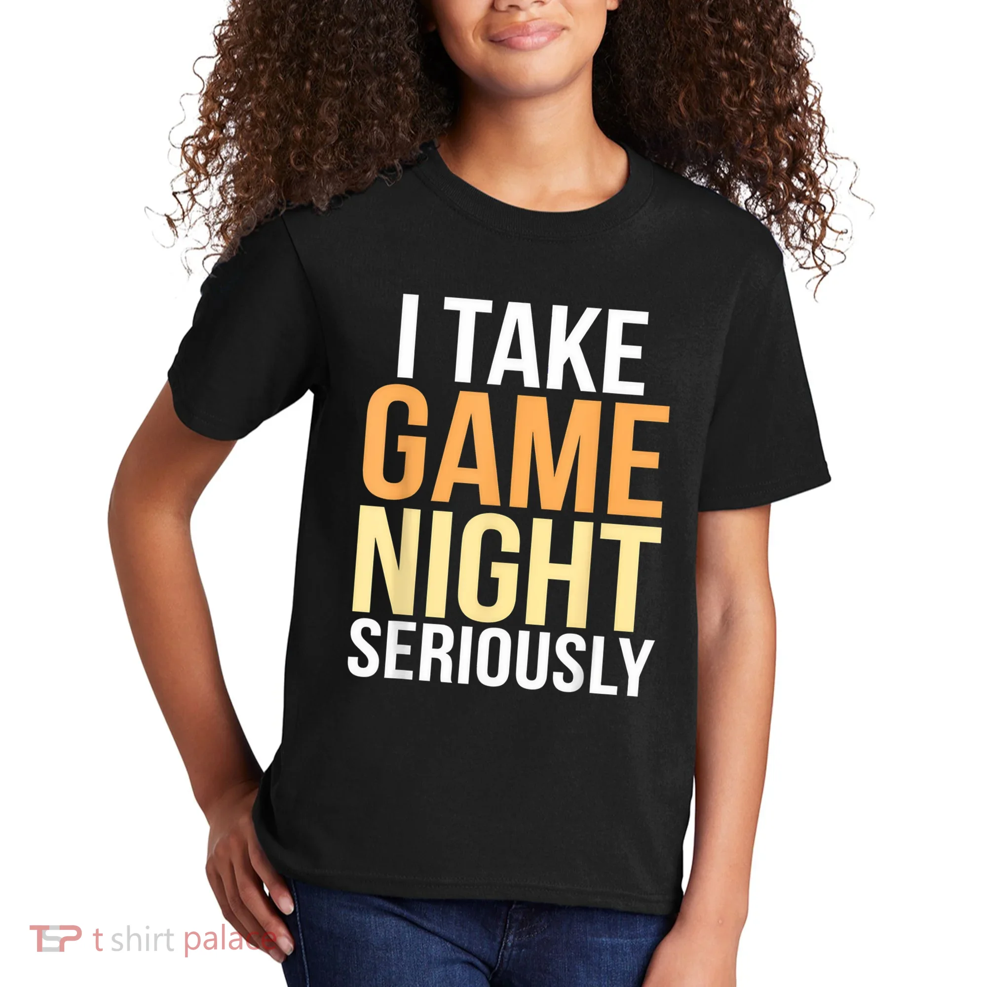 I Take Game Night Seriously Board Game Kids T-Shirt