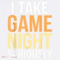 I Take Game Night Seriously Board Game Comfort Colors Garment-Dyed Hooded Sweatshirt thumb 2