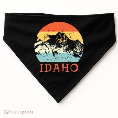 Idaho The Gem State Idaho USA-Made Doggie Bandana