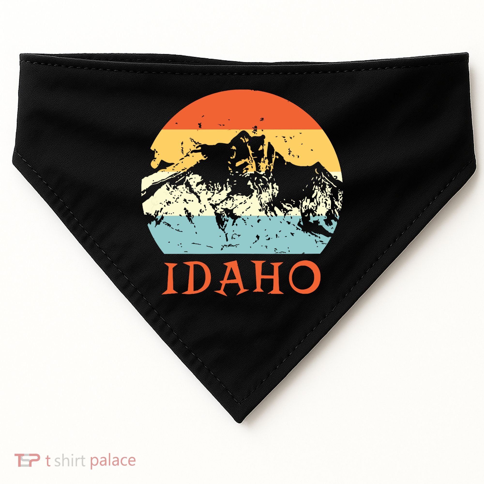 Idaho The Gem State Idaho USA-Made Doggie Bandana
