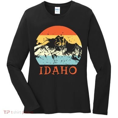 Idaho The Gem State Idaho Women's Long Sleeve Shirt