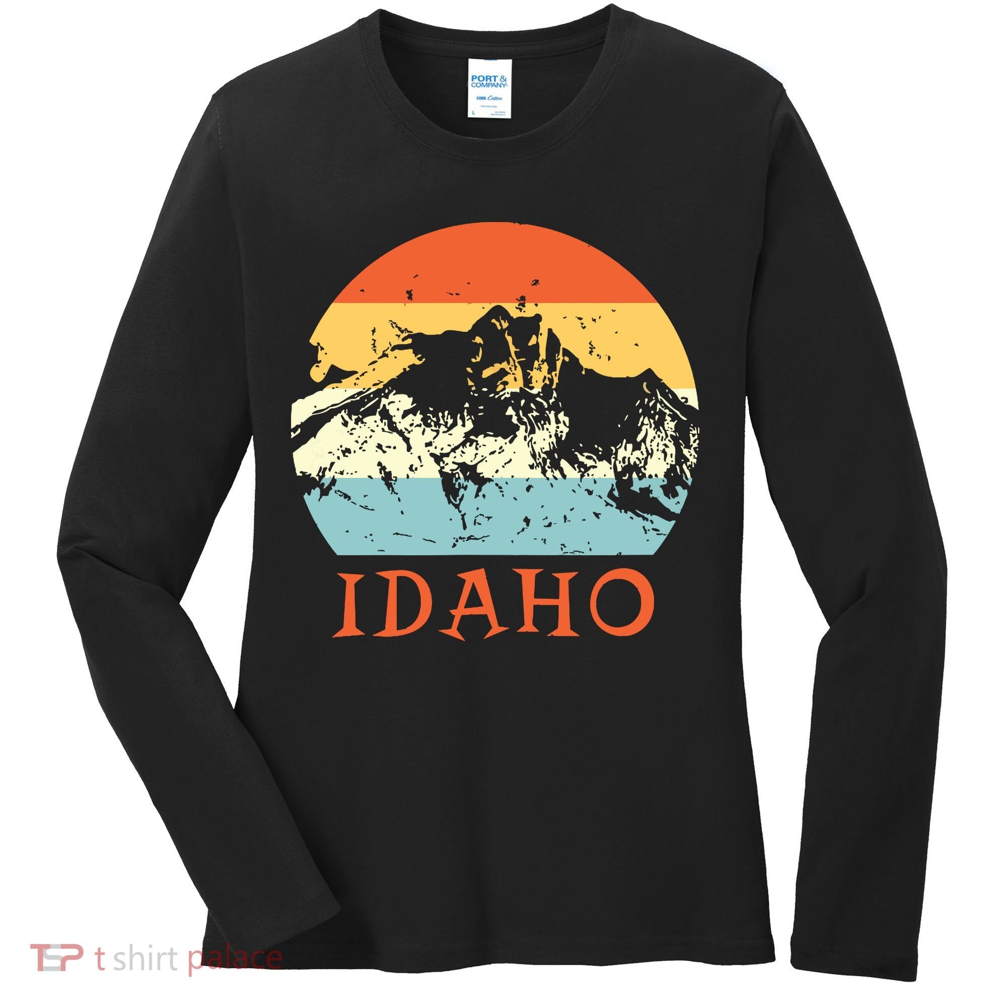 Idaho The Gem State Idaho Women's Long Sleeve Shirt