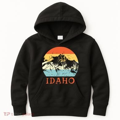 Idaho The Gem State Idaho Kids Hoodie