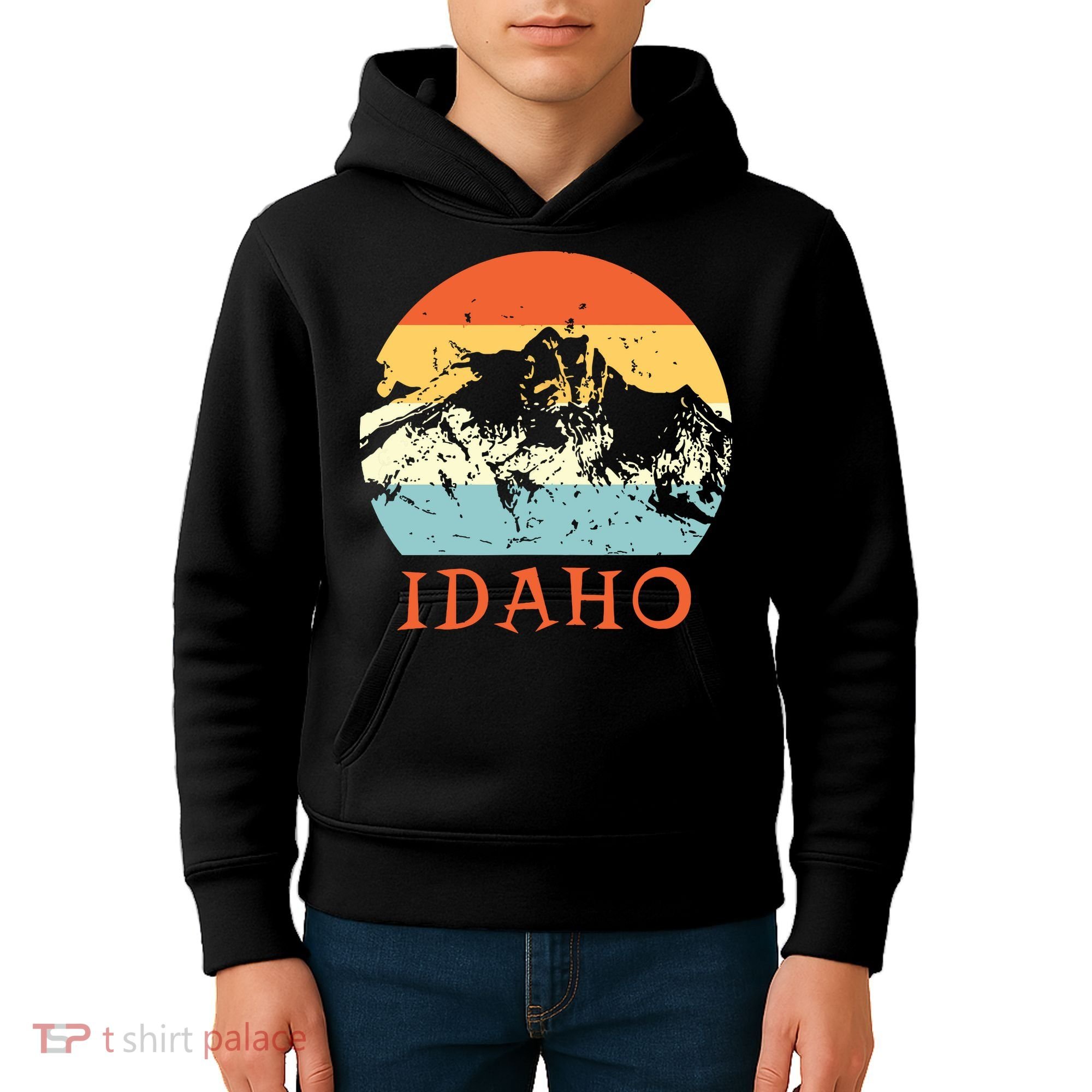 Idaho The Gem State Idaho Kids Hoodie